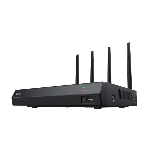 WiFi NVR med 2TB harddisk for 24/7 opptak fra flere kameraer